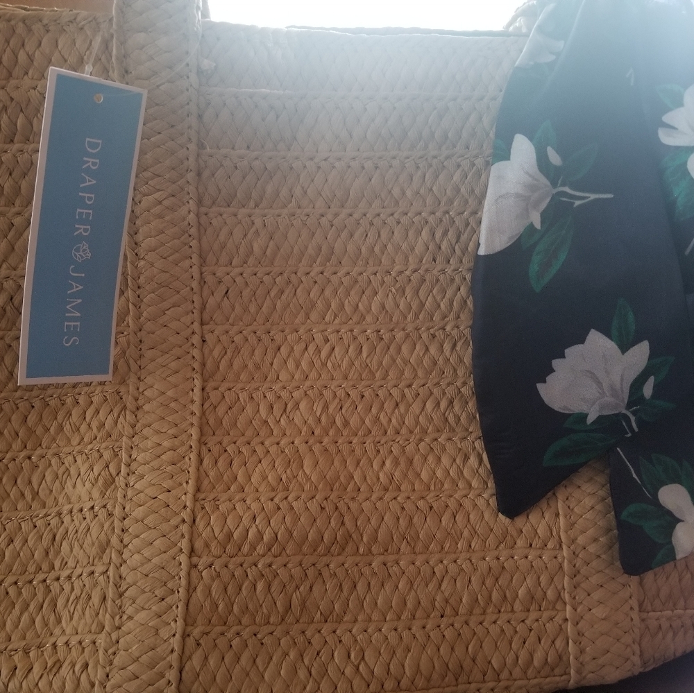 Straw tote (received as gift will never use)